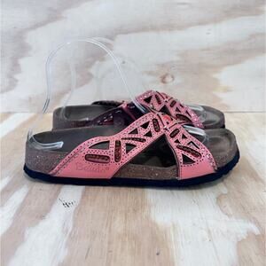 Birkenstock - By Betula Beaded Cork - Sandals - Pink/Brown - Women's - 6 - 240